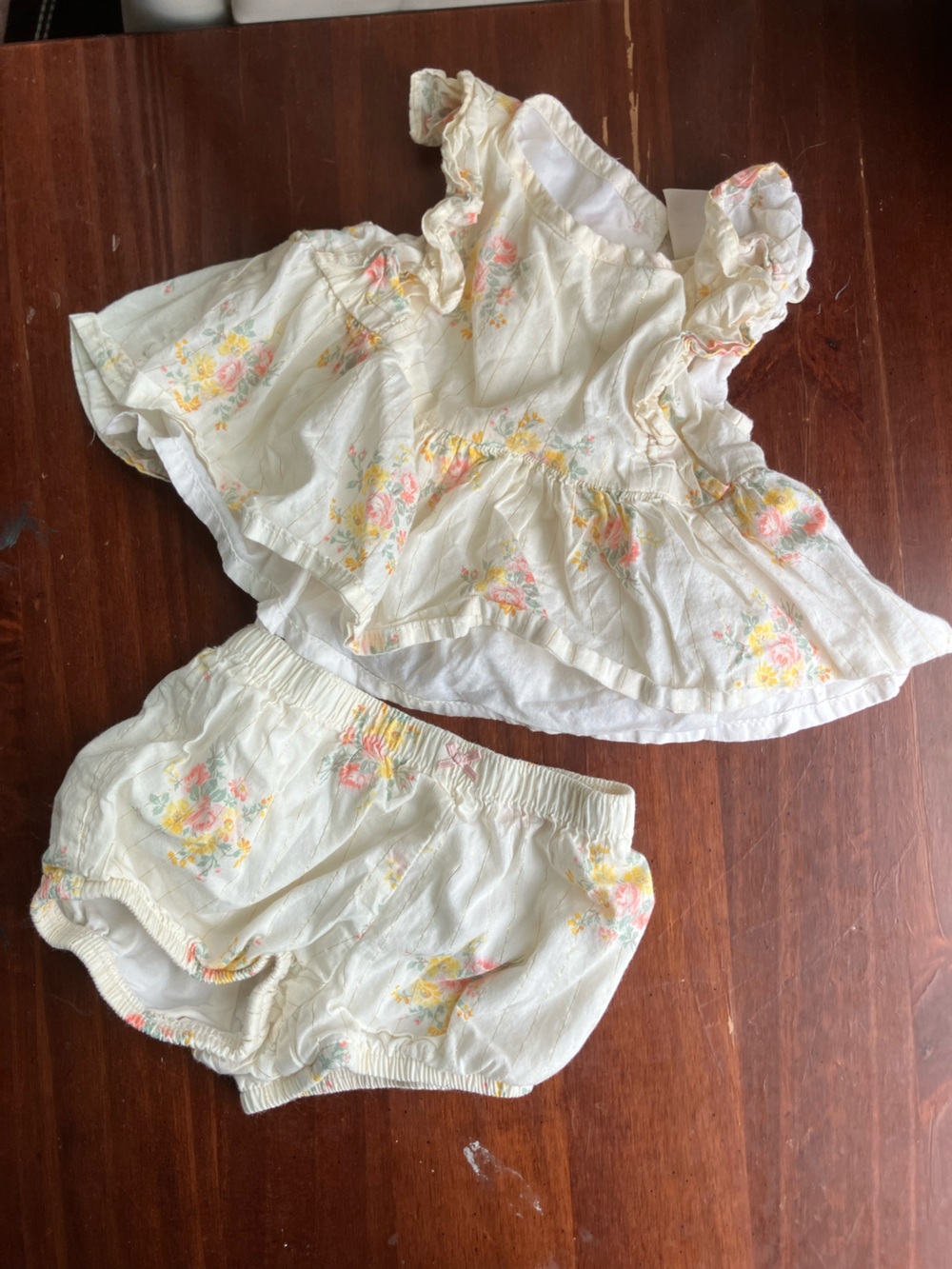 Baby Outfit - Floral Girl Set